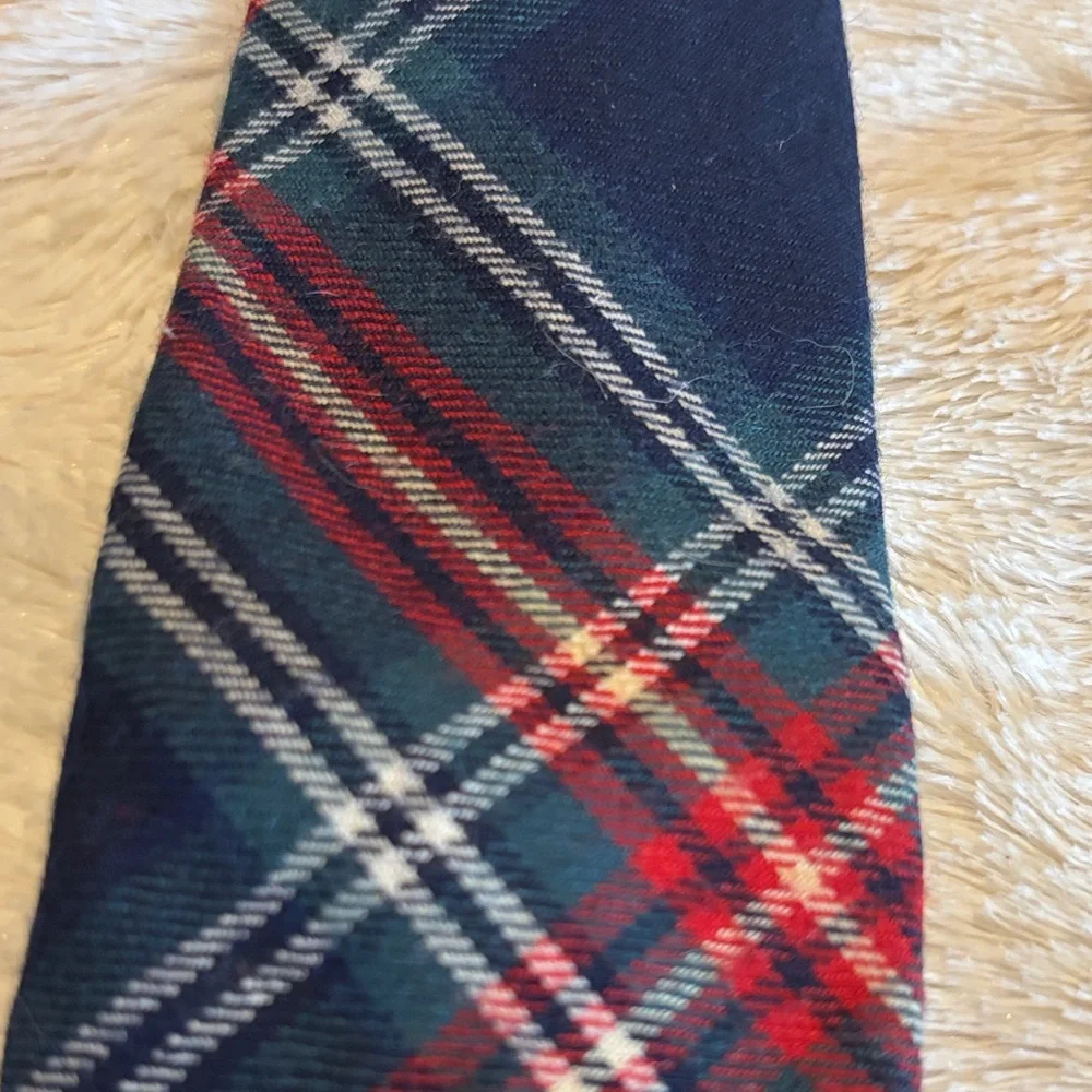 Janie and Jack Blue Striped and Plaid Ties with Bow Tie